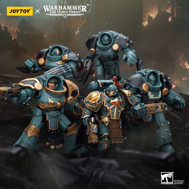 Sons Of Horus: Tartaros Terminator Squad With Heavy Flamer And Chainfist Jt7288 Warhammer 40K