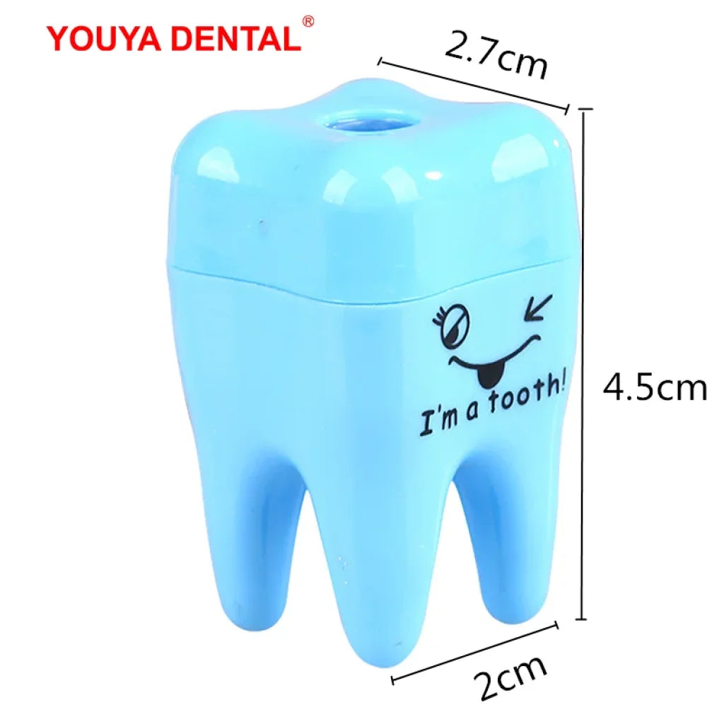 20Pcs/Lot Cute Pencil Sharpener Tooth Shaped