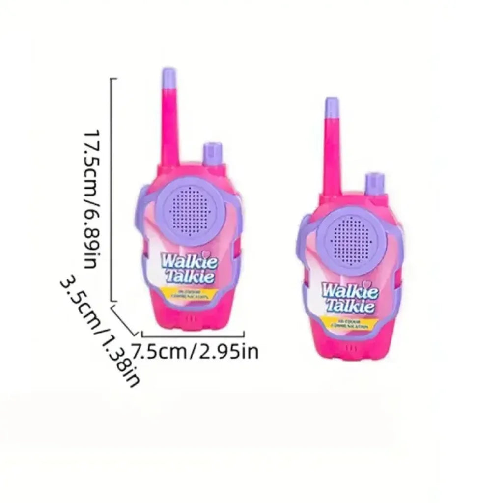 2Pcs Wireless Handheld Walkie Talkie 30M