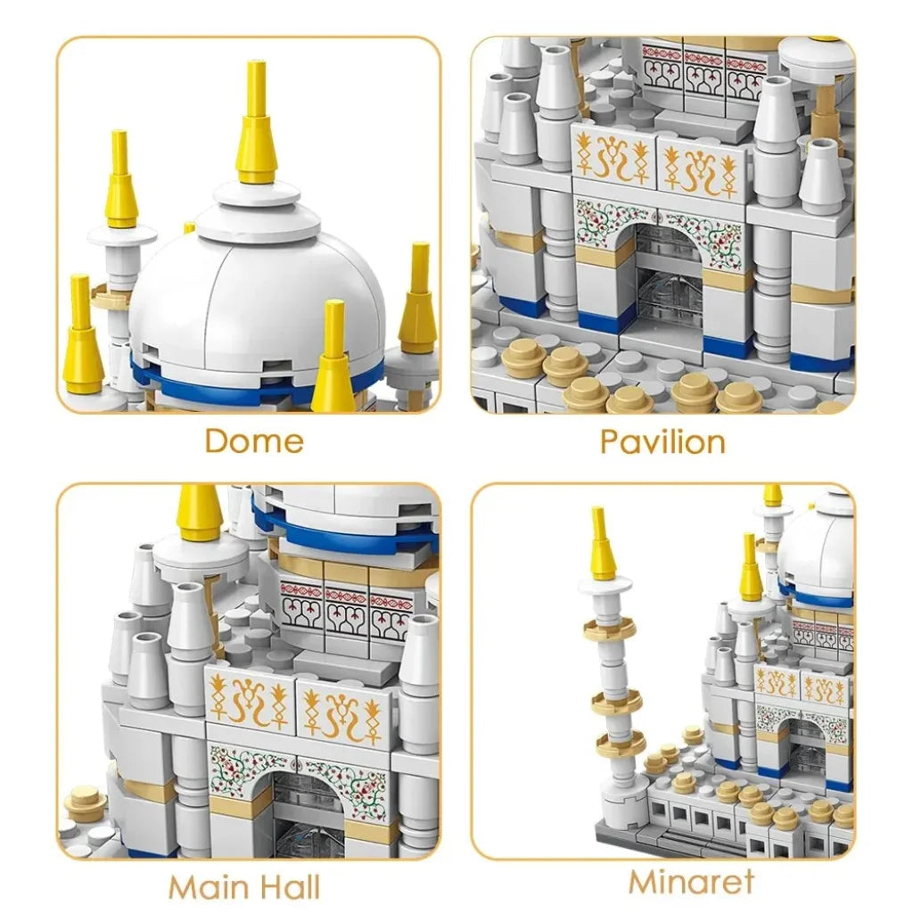 510Pcs Taj Mahal Mini Building Blocks