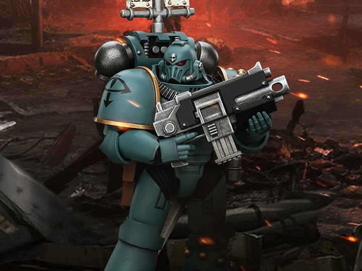 Sons Of Horus: Mkiv Tactical Squad Legionary With Legion Vexilla Jt9589 Warhammer 40K