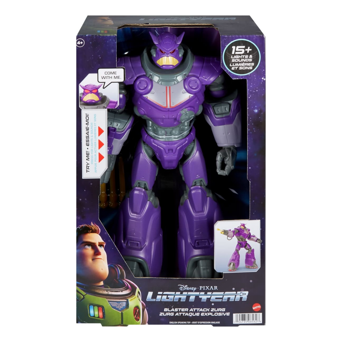 Disney Pixar Lightyear Blaster Attack Zurg Action Figure - TOYSTER SG –  Toyster