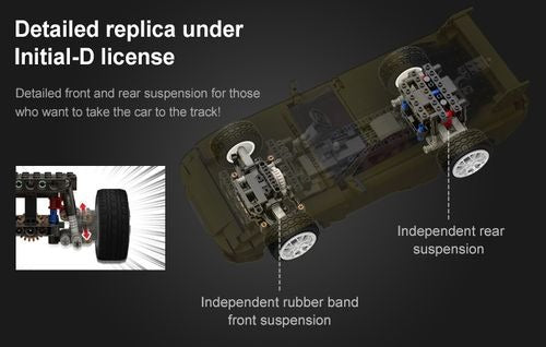 Cada Initial D 1:12 Mazda Rx-7 Fd3S C61023W - Non-Motorized