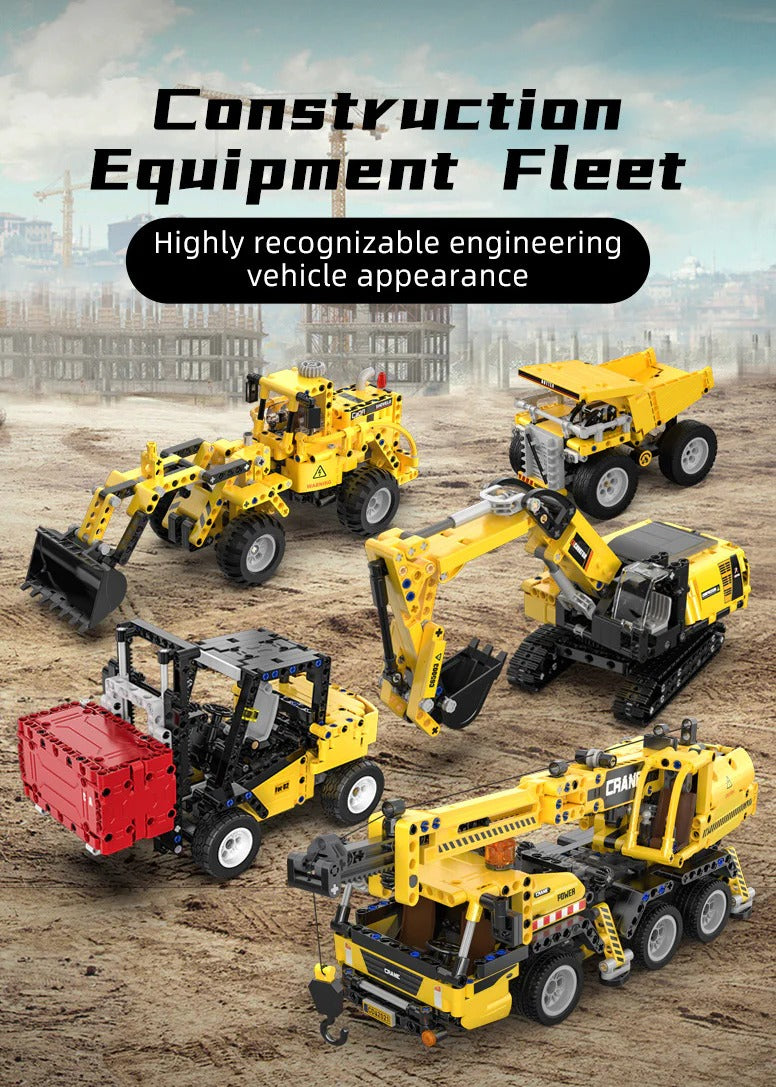 Cada Wheel Loader & Bulldozer 2 In 1 Set C65004W