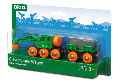 Brio Clever Crane Wagon Brio