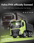 Double E Licensed Volvo Fmx Dump Truck 1/20 Scale E505-003
