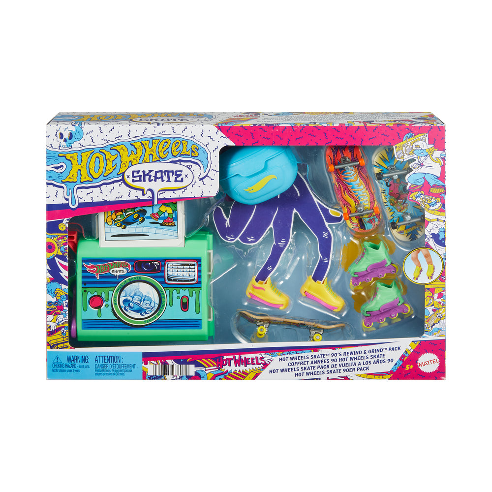 Hot Wheels Skate 90's Rewind & Grind Multipack