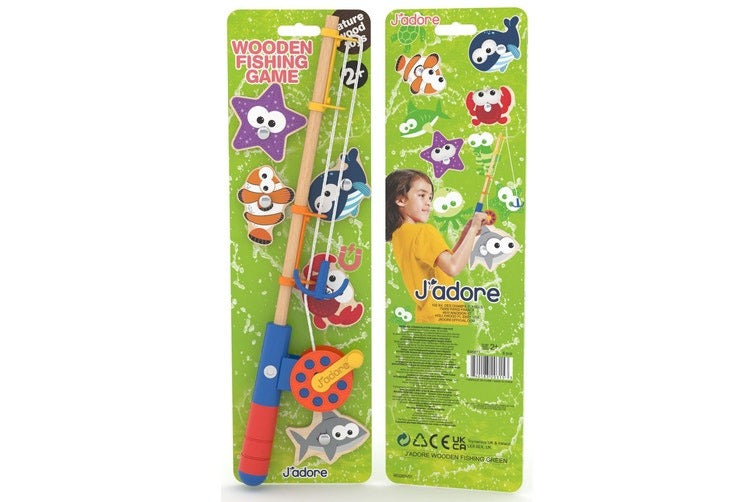 J'Adore Wooden Fishing Green