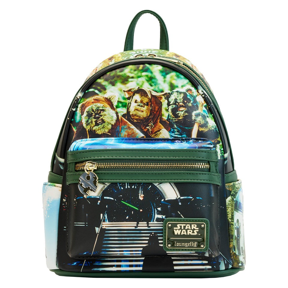 Loungefly Star Wars Return Of The Jedi Movie Scenes Mini Backpack