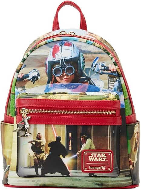 Loungefly Star Wars Scenes Phantom Menace Mini Backpack