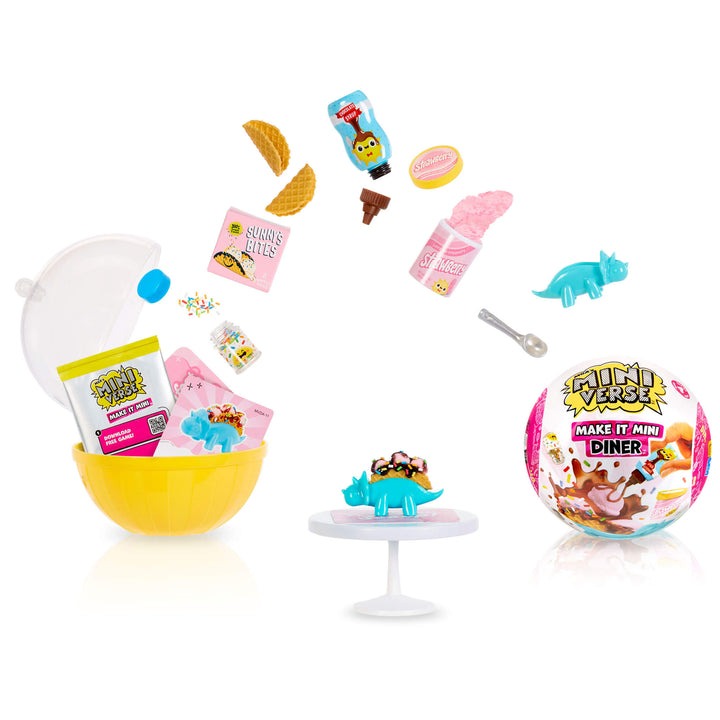 MGA の Miniverse Make It Mini Food Diner シリーズ 2B ミニ コレクタブル