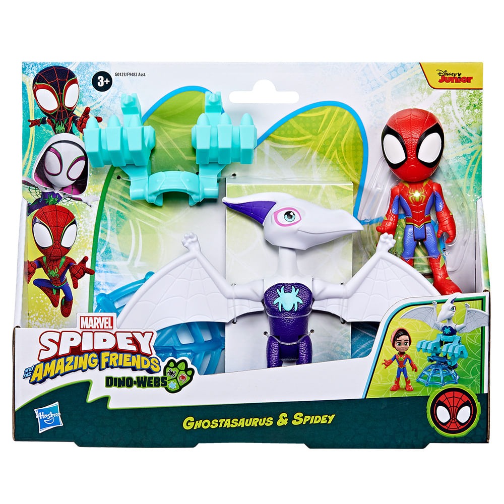 Marvel SAF L Dino Hero Ghostasaurus & Spidey