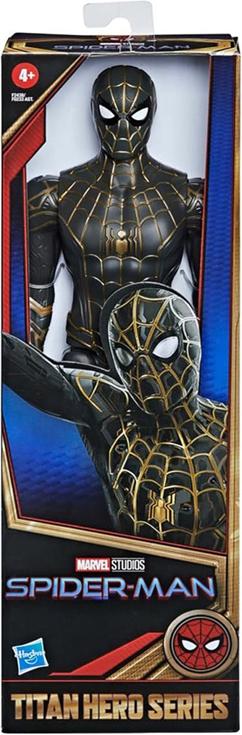 Marvel Spider-Man 3 Movie Titan Hero Series Black & Gold Suit Spider-Man Action Figure
