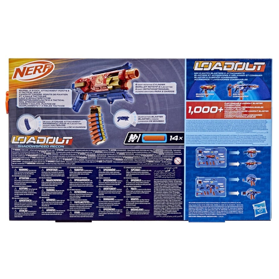 NERF Loadout Shadowspeed Recon Blaster