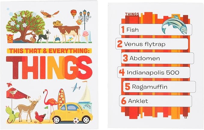 Outset This That & Everything Things Card Game Outset