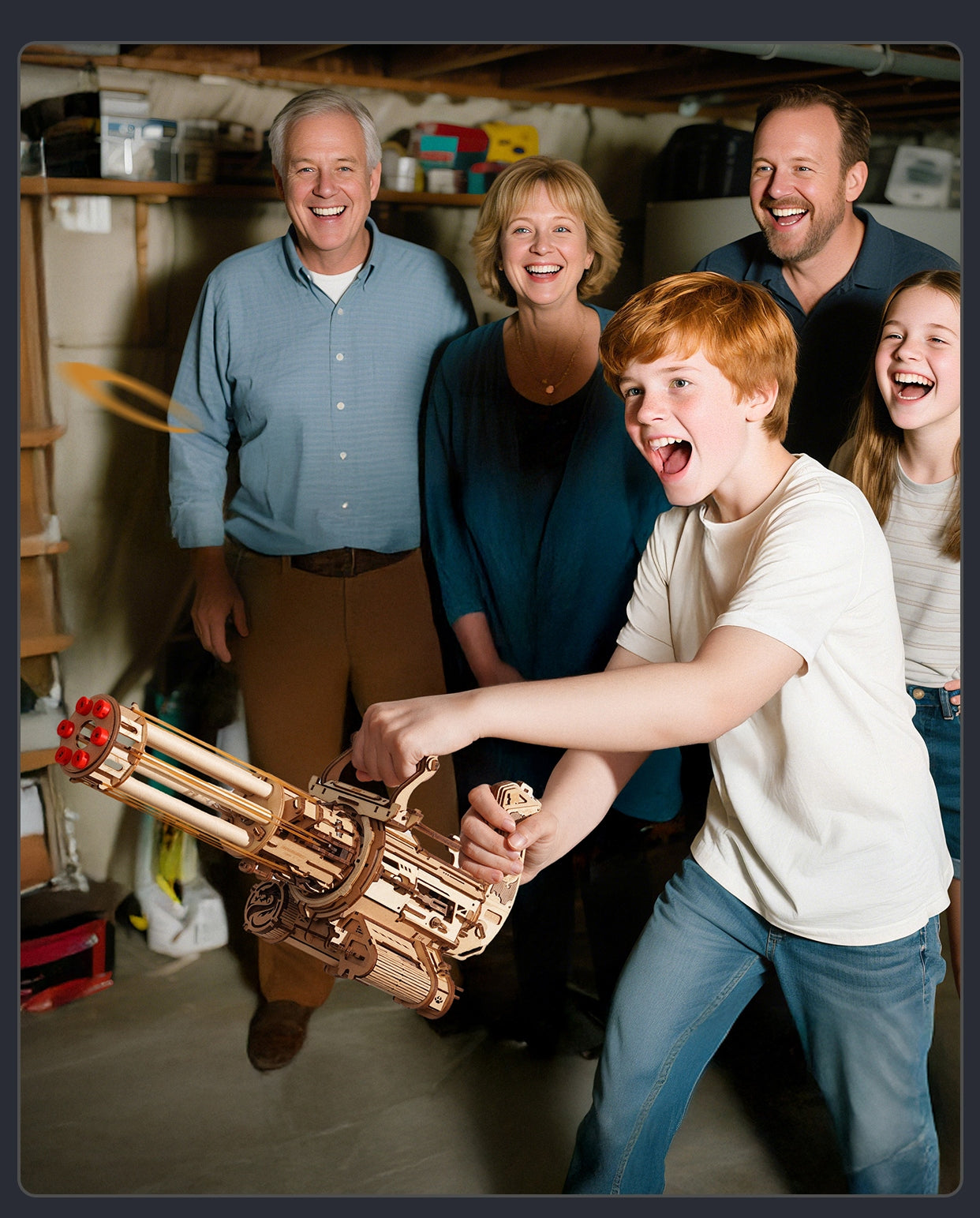 Robotime ROKR コルサック M60 ジャスティスガードガン LQ401