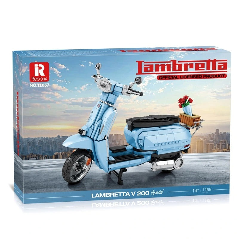Reobrix Retro Scooter (Blue) 11037 - Reobrix