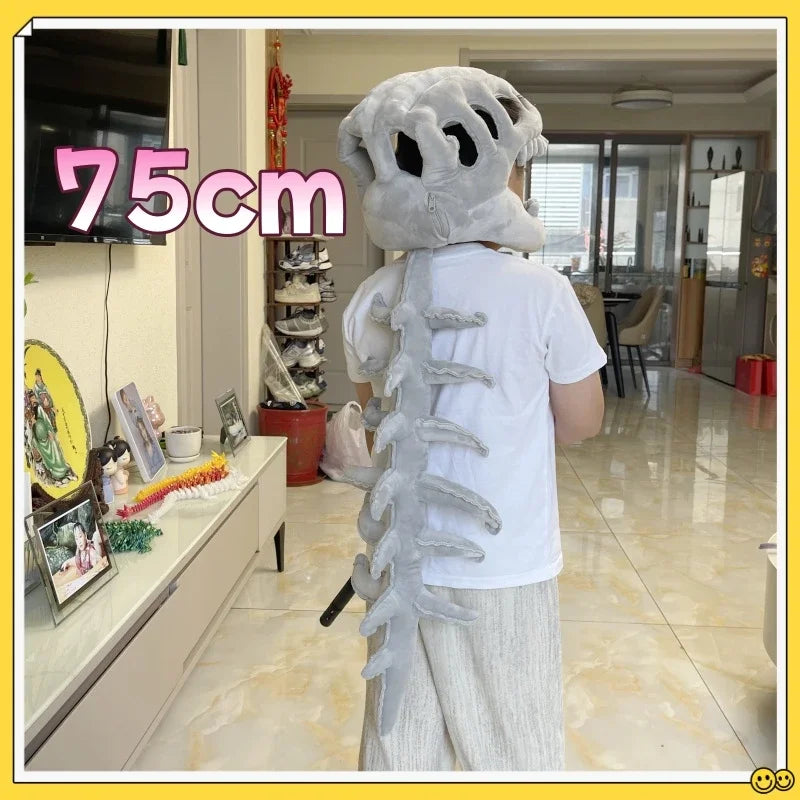 Dinosaur Bone Head Costume Plush