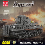 Mould King 20028 Military Tank Remote Control Karl Mortar Model