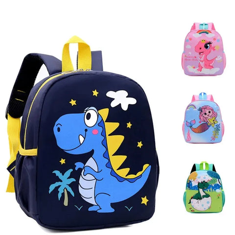 Waterproof Cute Dinosaur Printed Backpack