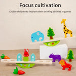 Animal Balance Puzzles Blocks Wooden Toys