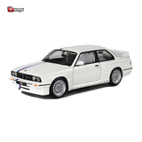 Bburago 1:24 New Style BMW M3 (E30) 1988 Alloy Model Car Luxury Vehicle Diecast