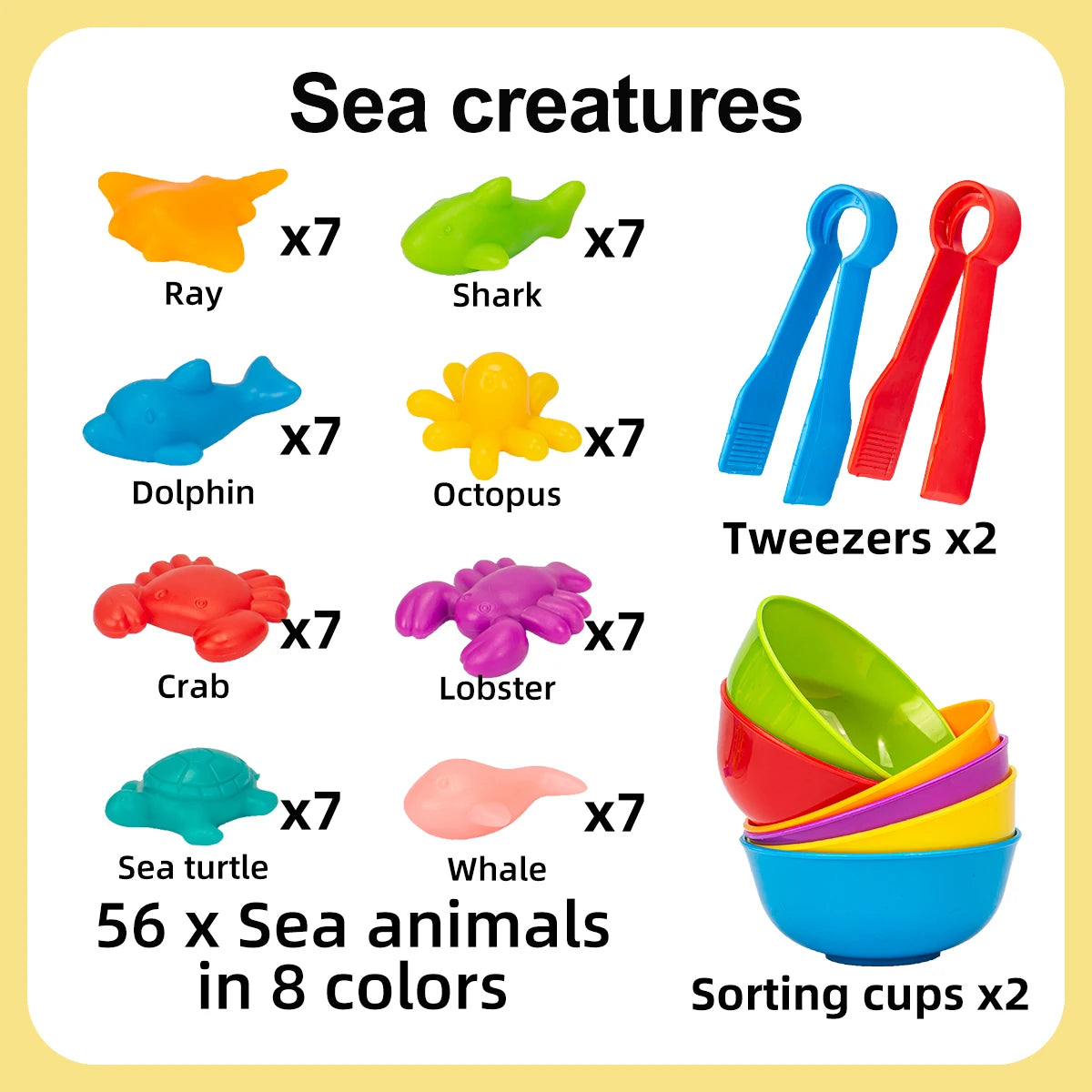 Counting and Sorting Animal Toys