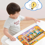 Magnetic Wooden Puzzle Activity Board
