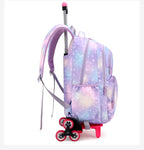 6 Wheels Kids School Trolley Bag