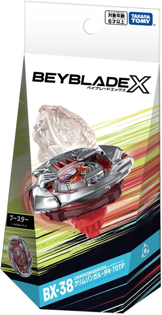 Takara Tomy Beyblade X BX-38 Booster Crimson Garuda