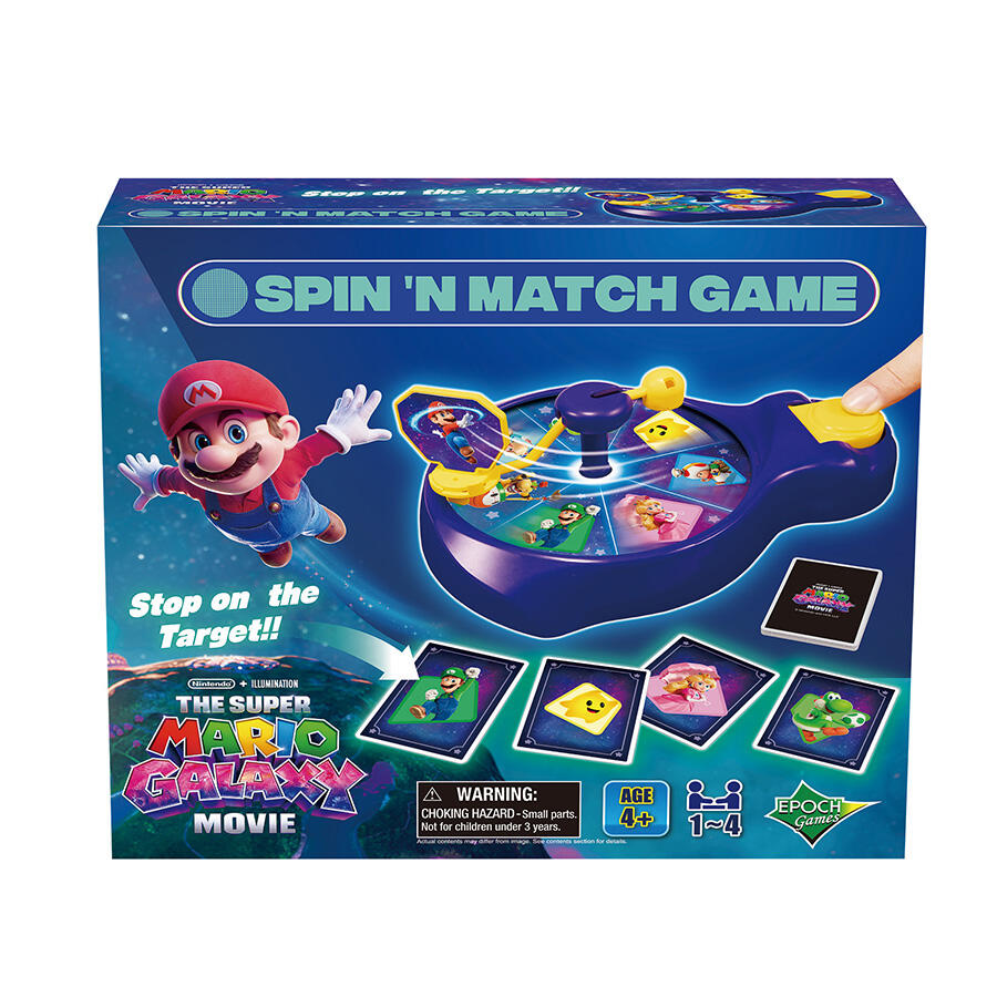 The Super Mario Galaxy Movie Spin 'N Match Game