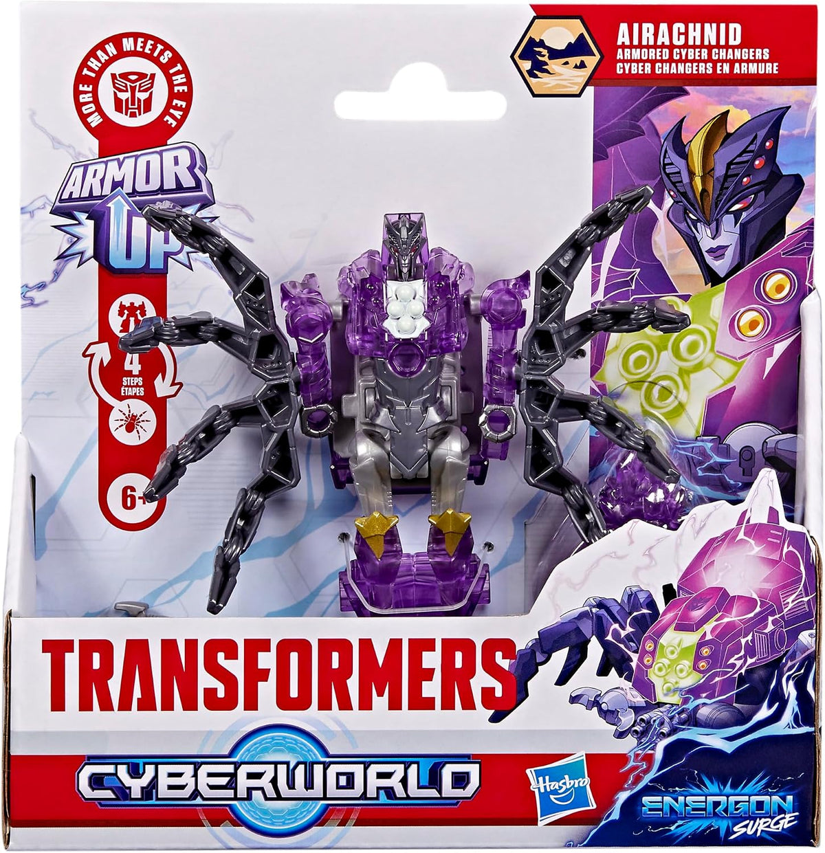 Transformers Cyberworld Armored Cyber Changers Airachnid