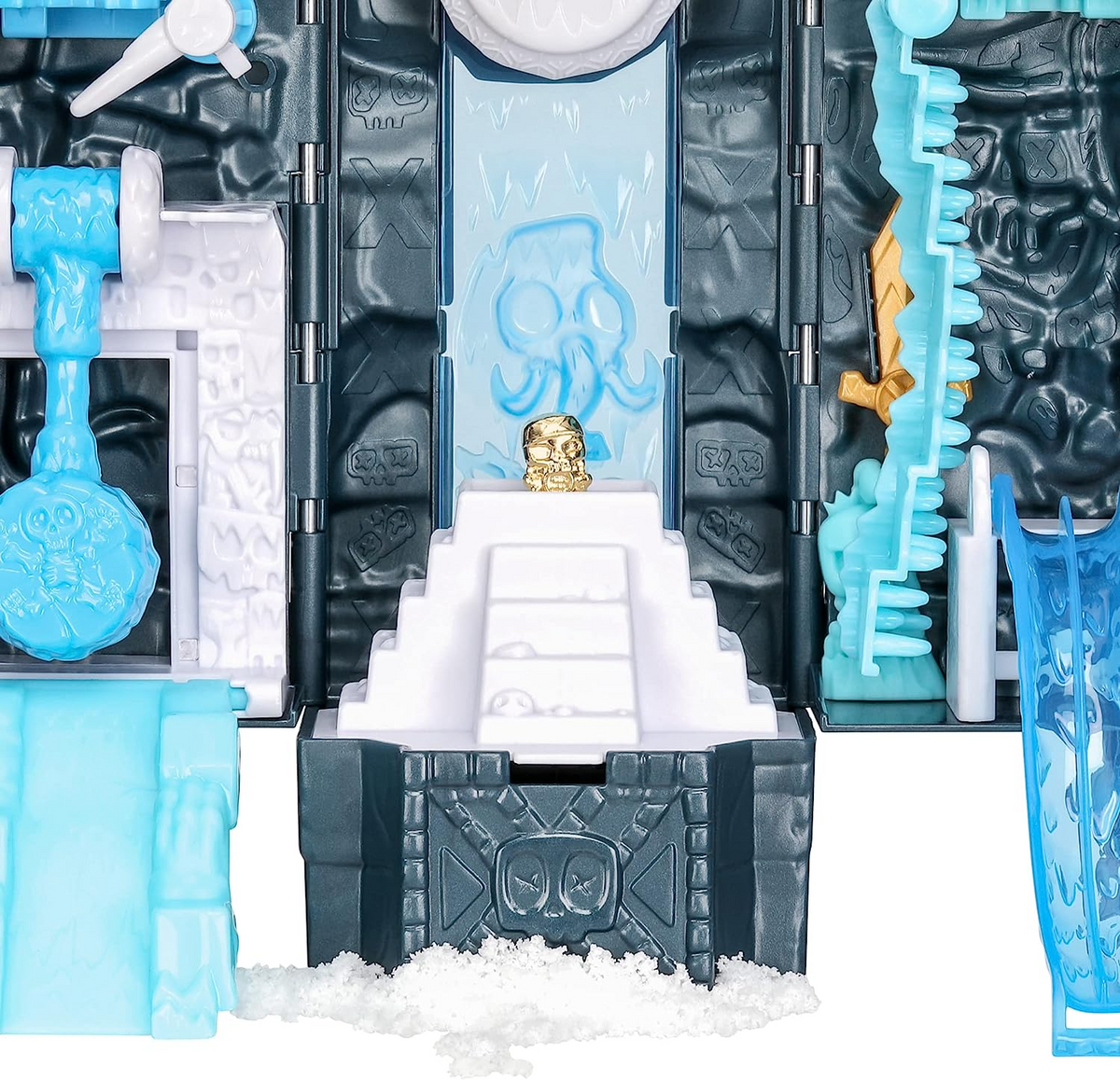 TREASURE X Lost Lands Skull Island Frost Tower Micro Playset, 15 Levels of  Adventure. Survive The Traps and Discover 2 Micro Sized Action Figures.