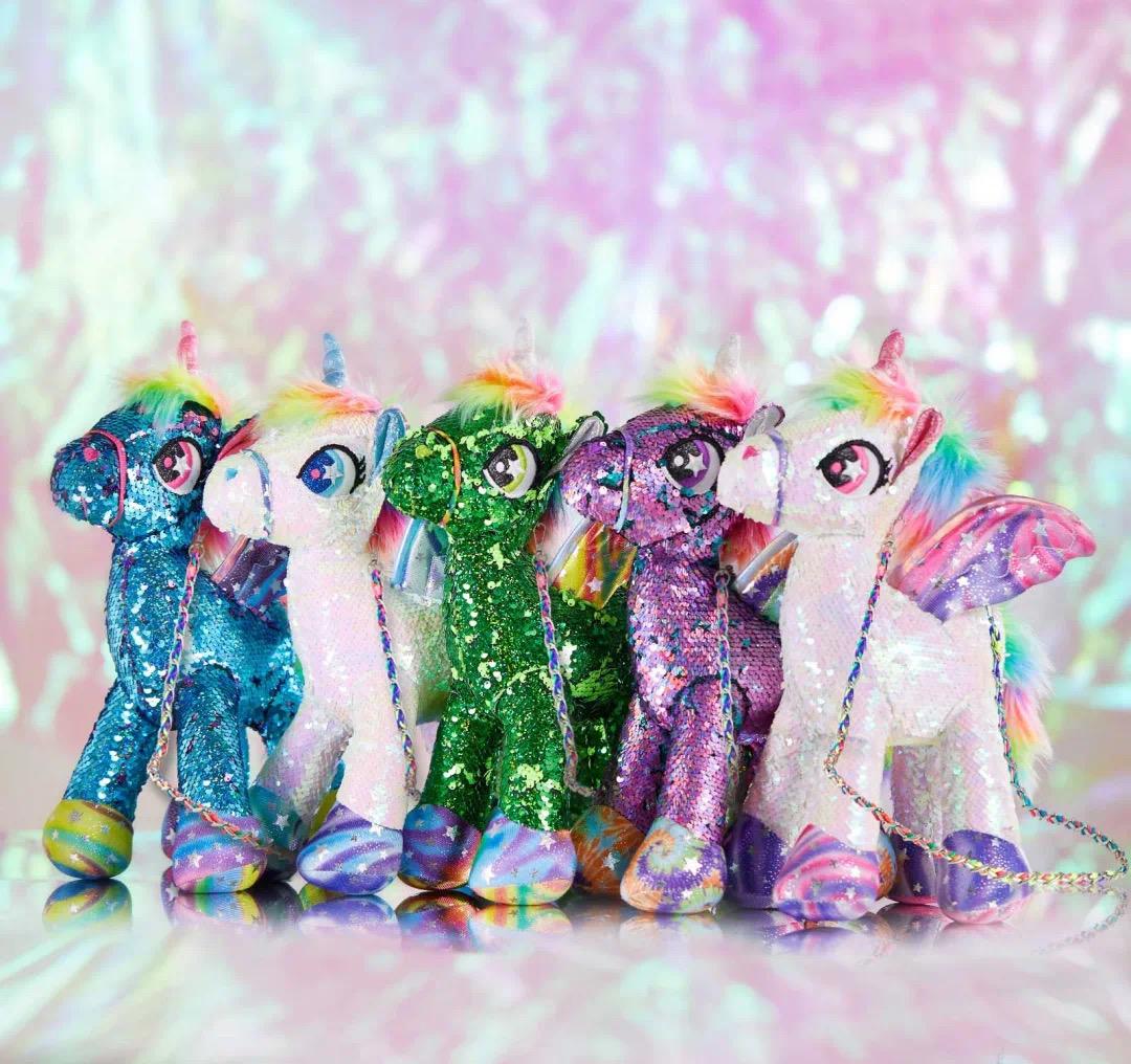 Sequin Standing Celestia Unicorn 50Cm Cozyworld