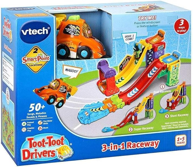Vtech Toot Toot 3 In 1 Raceway