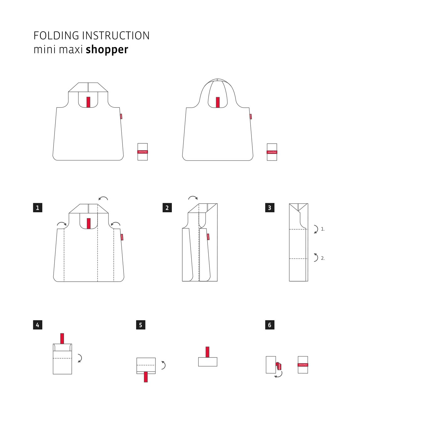 mini maxi shopper jaune