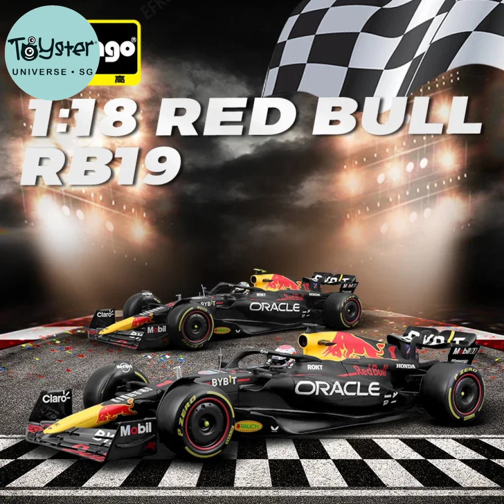 Bburago 1:18 2023 レッドブル RB19 F1 レーシングモデル チャンピオン