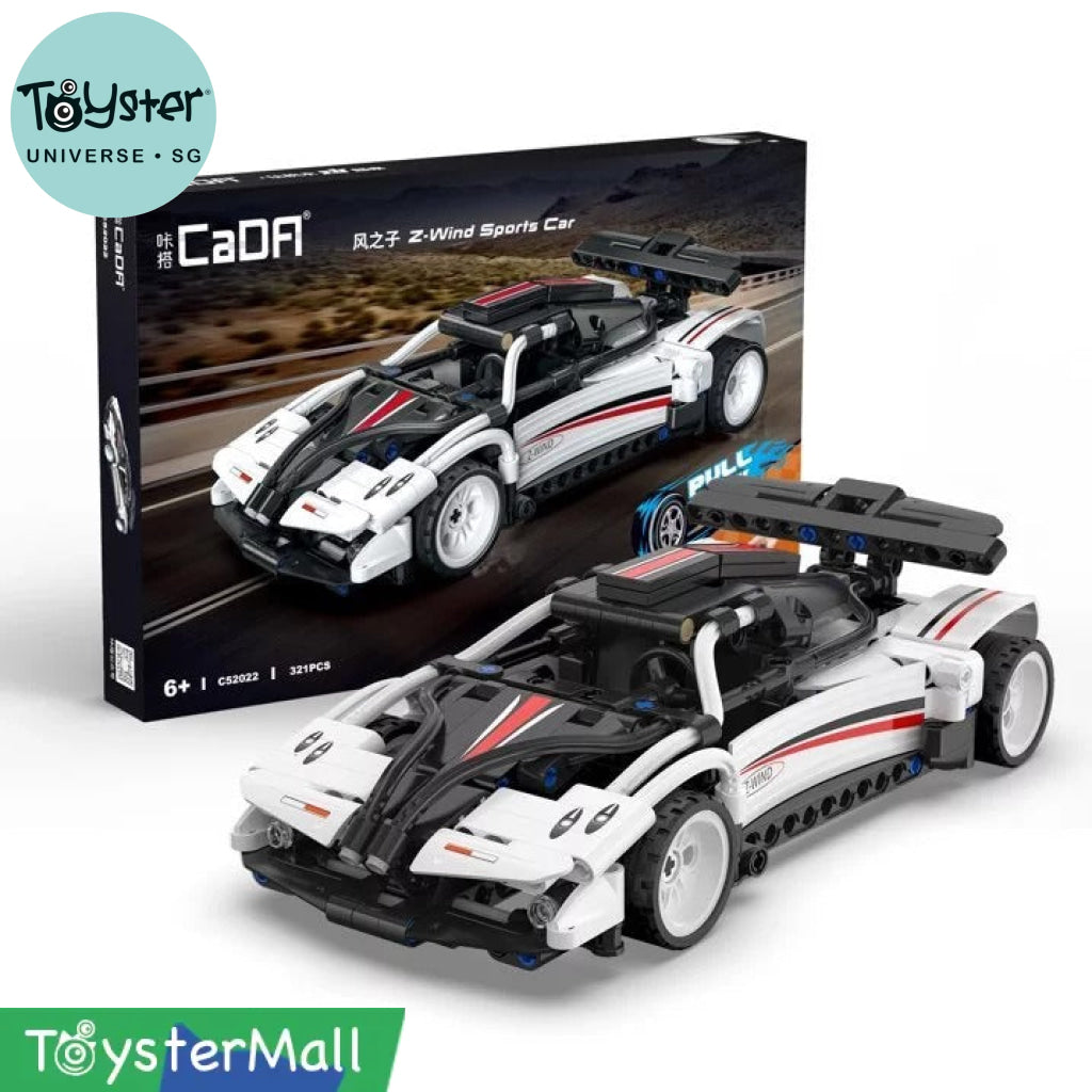 CaDA Bricks Pull Back Sports Car Series-Z-Wind C52022W - TOYSTER