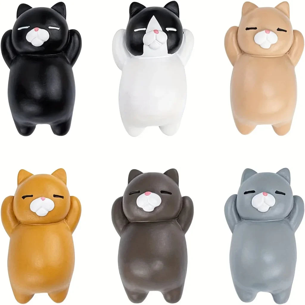 Cat refrigerator magnets 6/8Pcs - 6Pcs