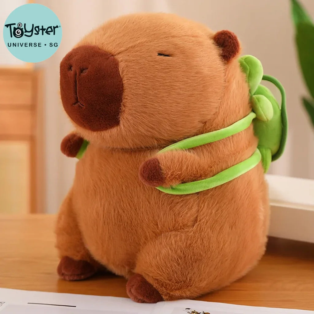  カピバラ ぬいぐるみ ふわふわカピバラぬいぐるみタートルバッグ - TOYSTER.SG – Toyster