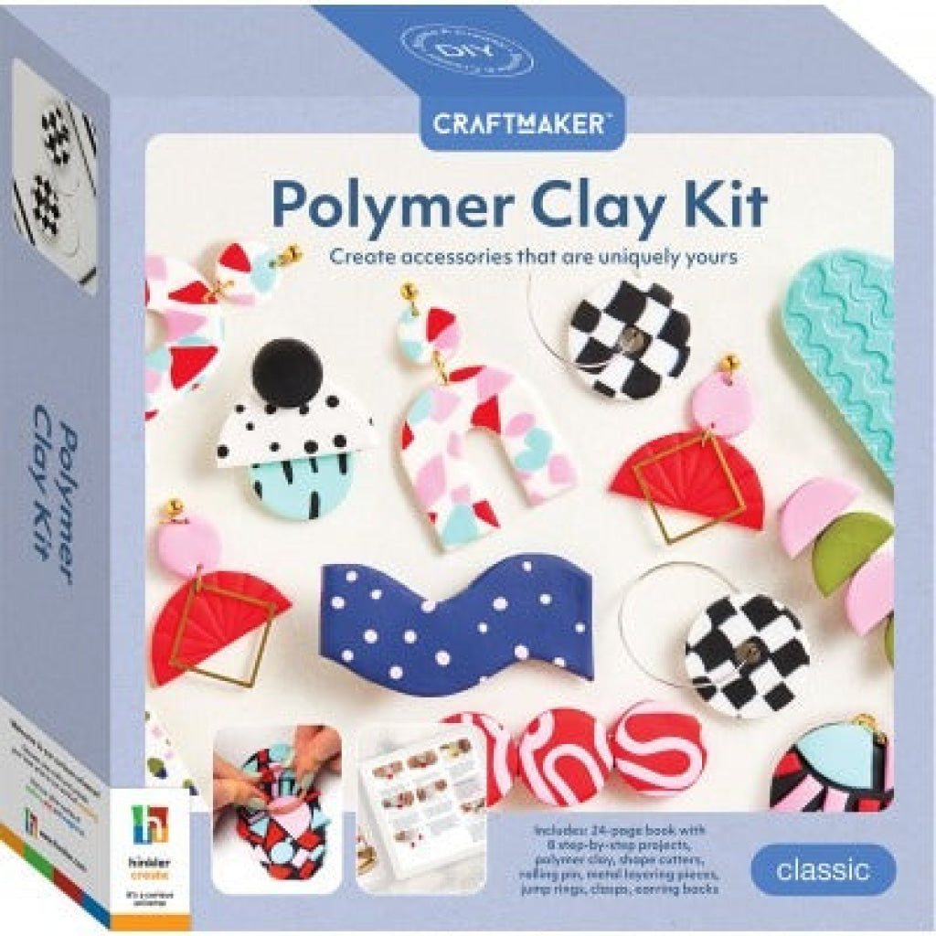 Hinkler Craft Maker Polymer Clay Jewellery Kit - CRAFT MAKER