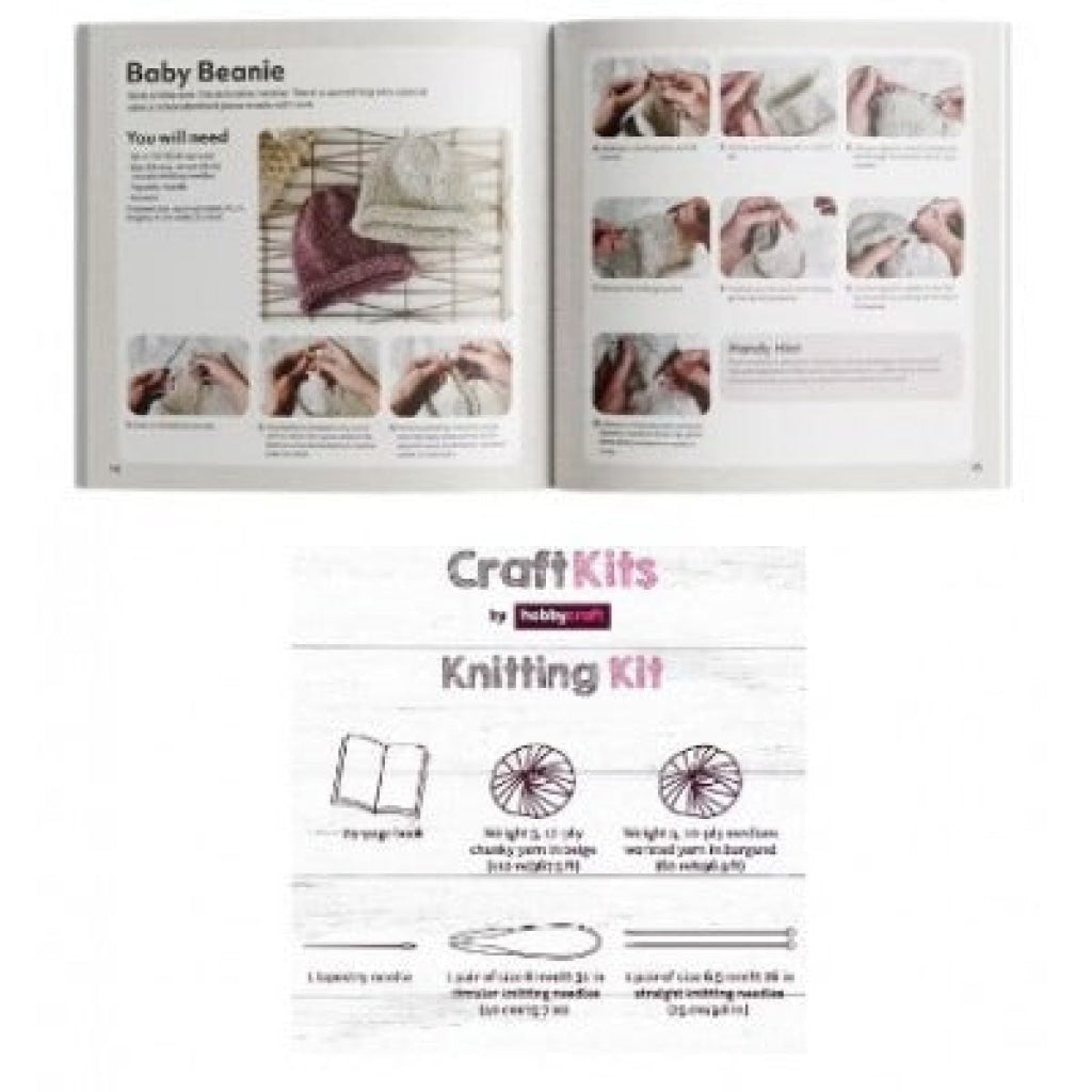 Hinkler Hobbycraft Knitting Kit Hobbycraft