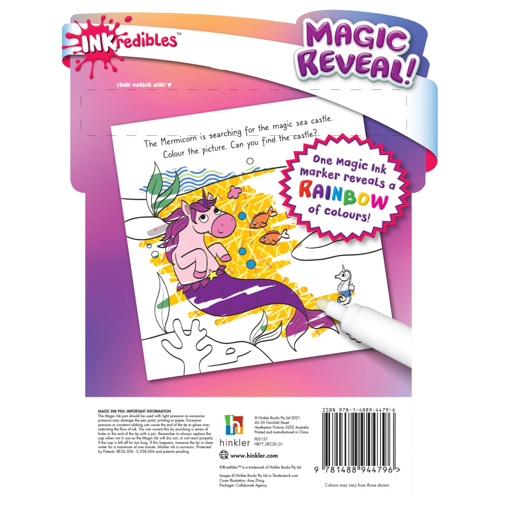 Hinkler Inkredibles: Invisible Ink Magical Creatures Inkredibles