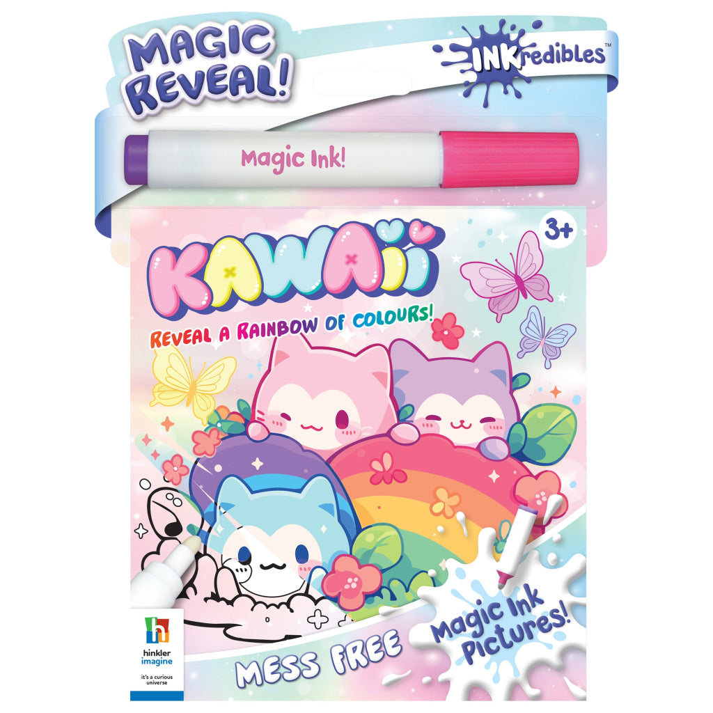 Hinkler Inkredibles: Kawaii Magic Ink Pictures Inkredibles