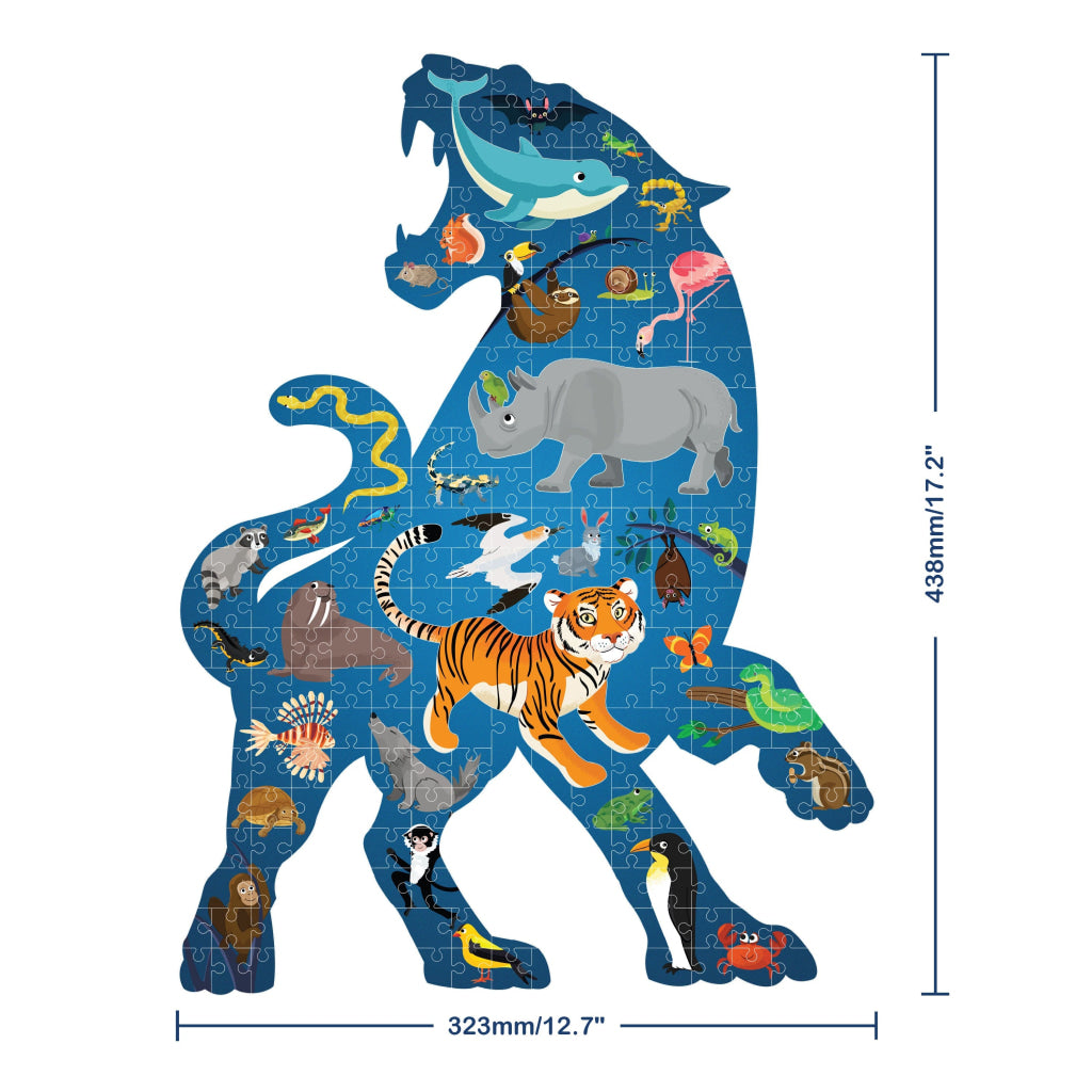 Hinkler Jigsaw And Book Amazing Animals (Us Edition) Jigsaw And Book