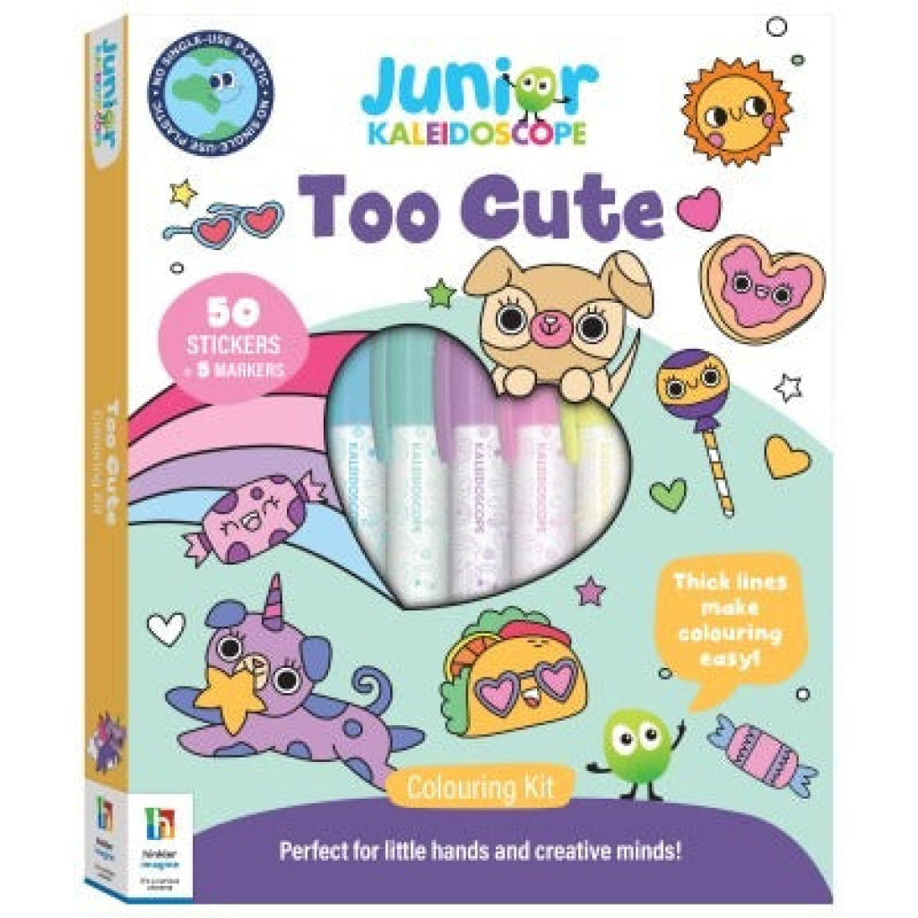 Hinkler Junior Kaleidoscope Colouring Kit: Too Cute HINKLER