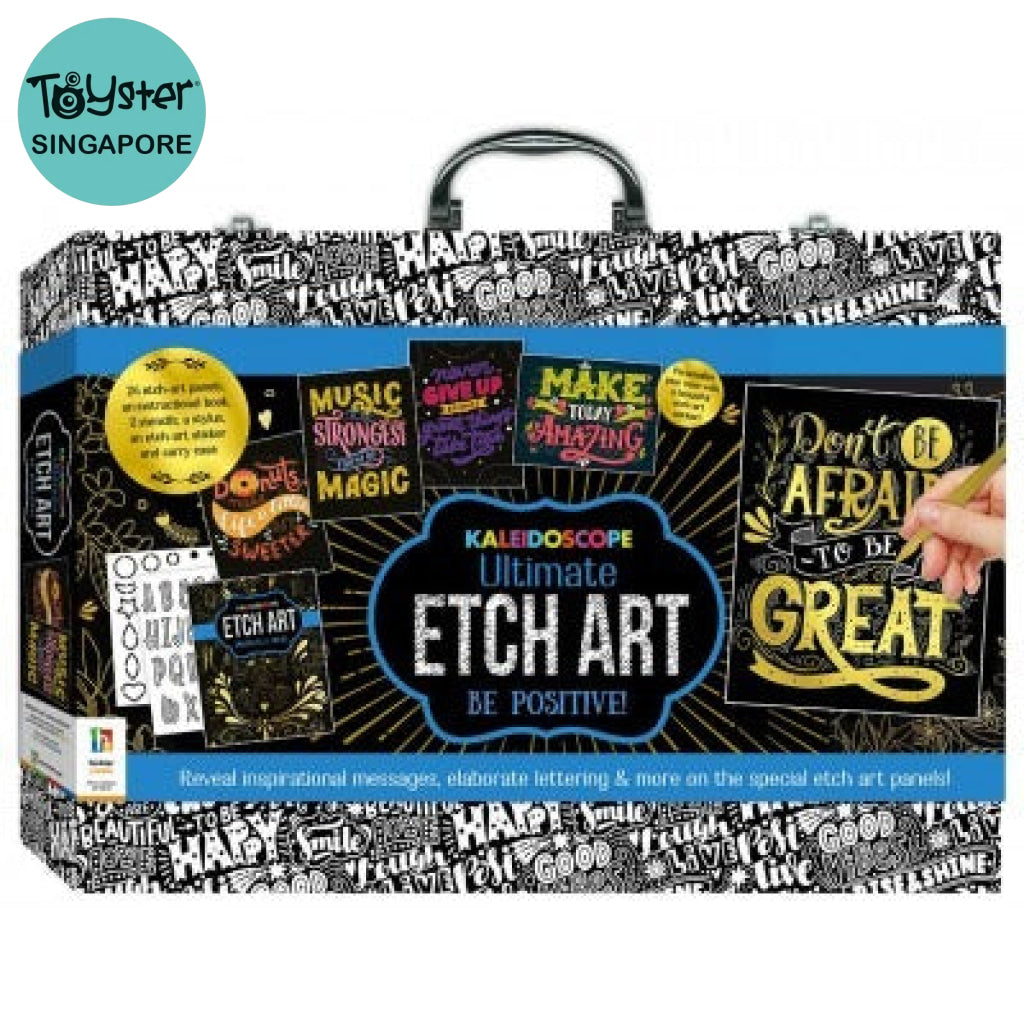 Hinkler Kaleidoscope Ultimate Etch Art Carry Case: Be Positive Hinkler