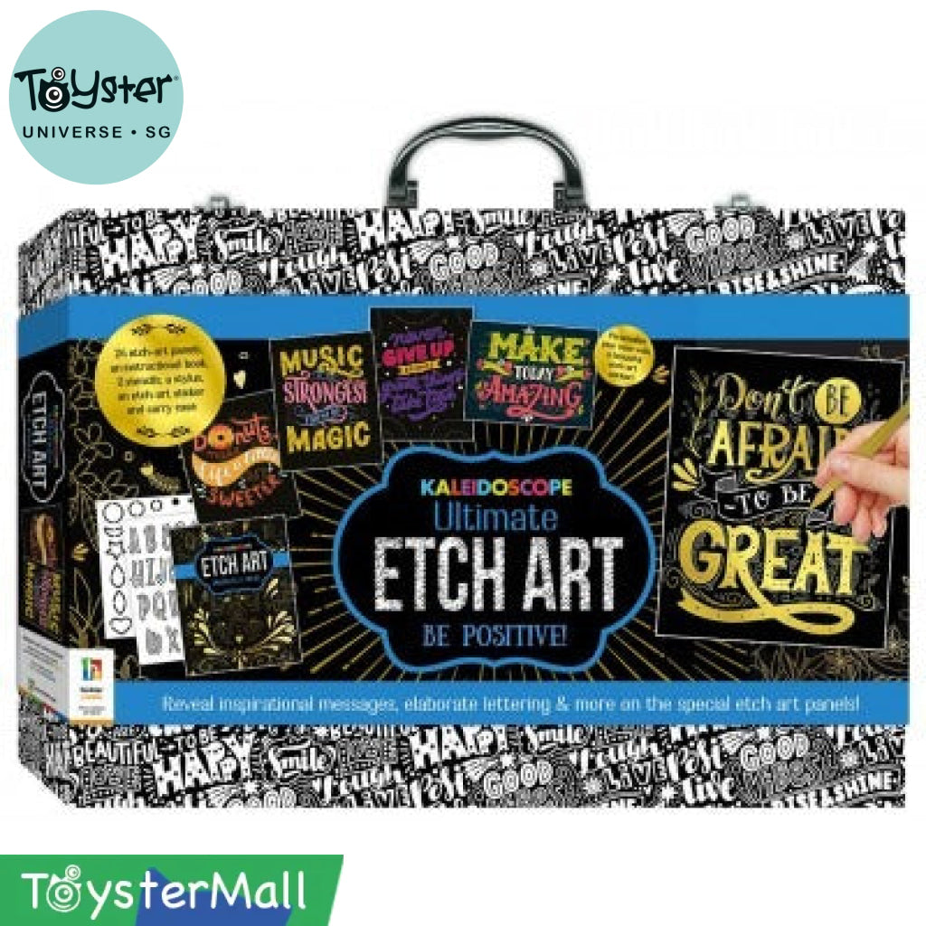 Hinkler Kaleidoscope Ultimate Etch Art Carry Case: Be Positive Hinkler