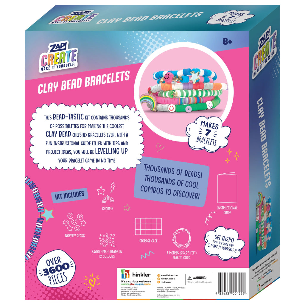 Hinkler Zap Craft Clay Bead Bracelet