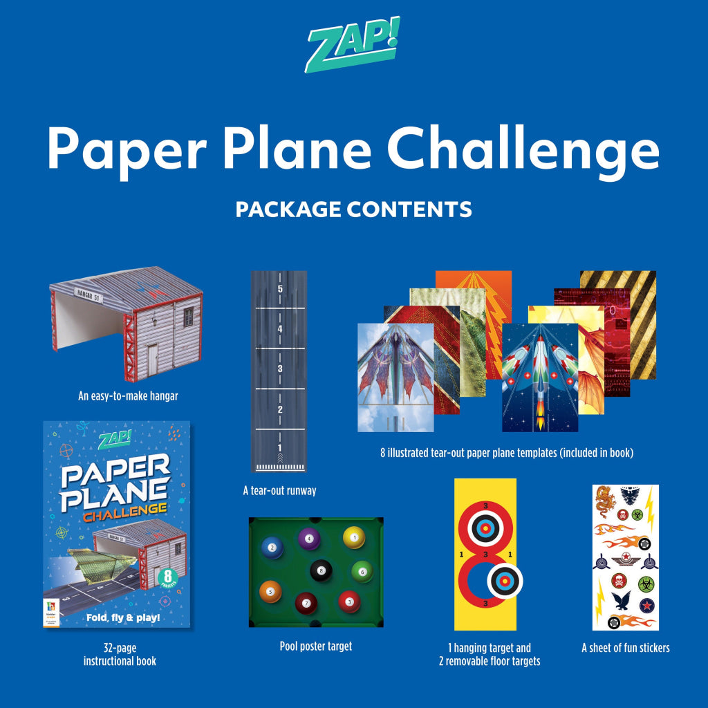 Hinkler Zap! Paper Plane Challenge Zap